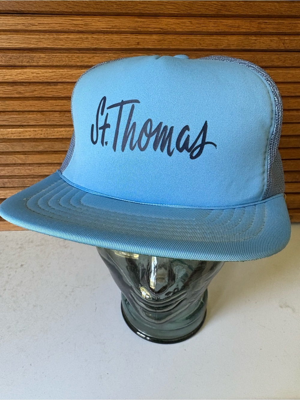 St. Thomas Light Blue Trucker Hat